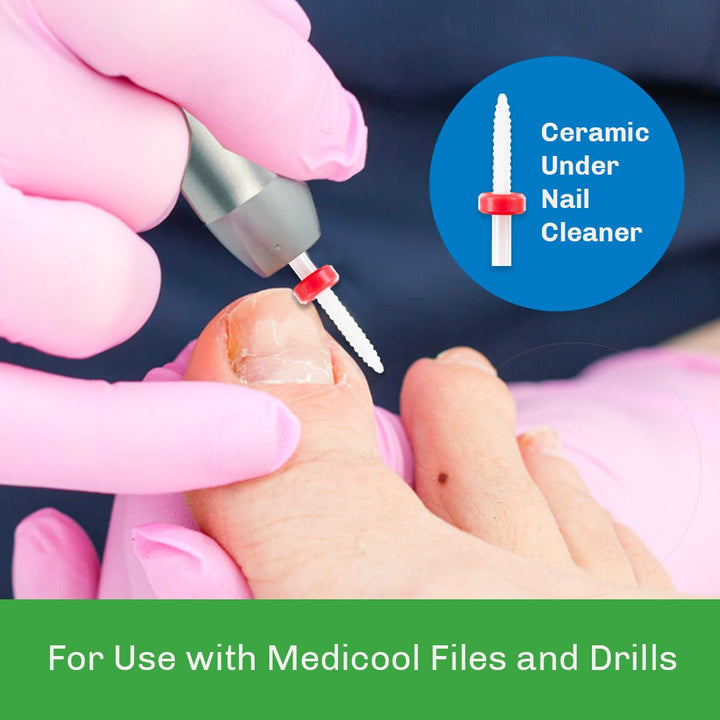 Ceramic Under Nail Cleaner for Podiatry - Medicool
