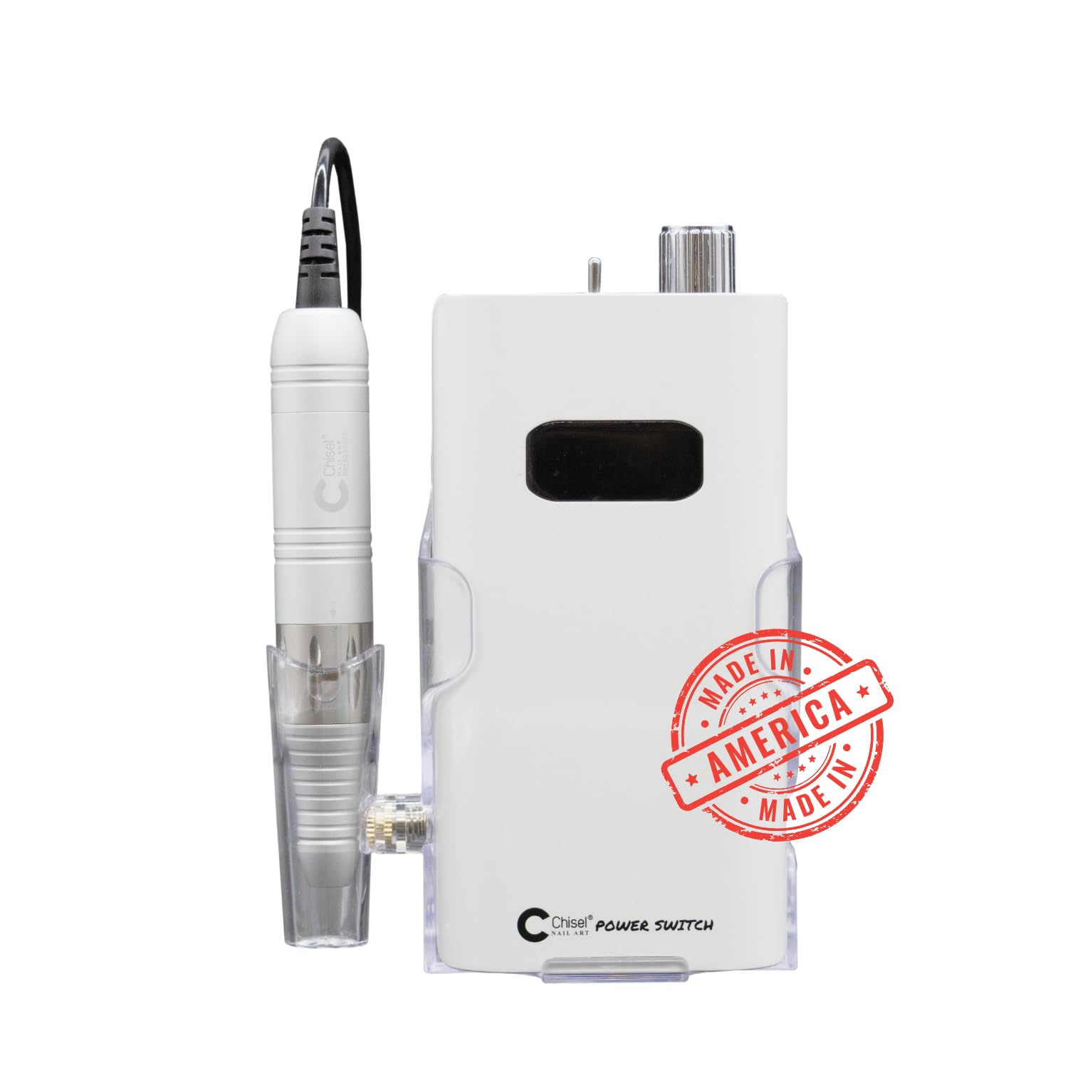 Chisel Switch Portable Manicure - Pedicure Nail Filing Drill with 2 Color Cases - Medicool