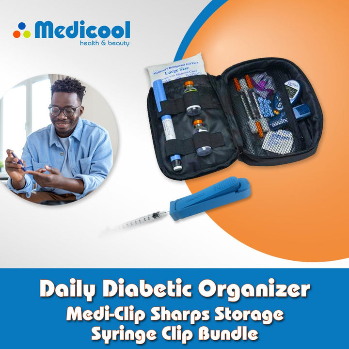 Daily Diabetic Organizer® Case and Mediclip - Medicool