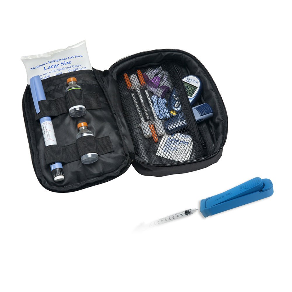 Daily Diabetic Organizer® Case and Mediclip - Medicool