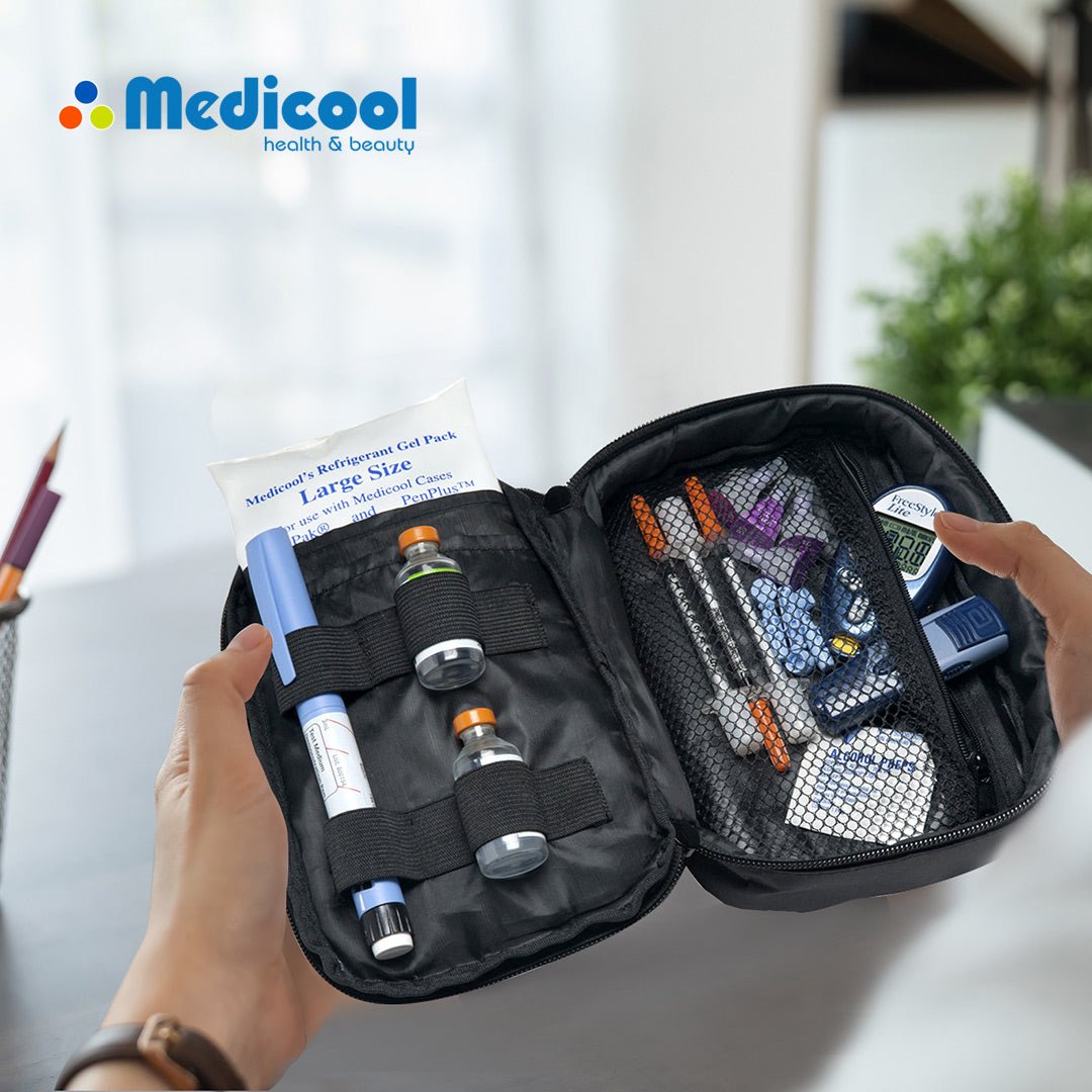 Daily Diabetic Organizer®+Poucho® Single Pen Bundle - Medicool