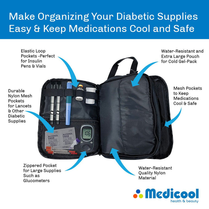 Dia - Pak® Elite Plus Insulin Carrying Case and Diasox - Medicool