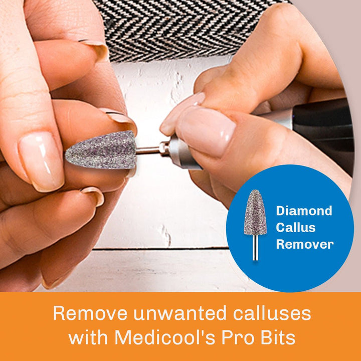 Diamond Callus Remover Bit for Nails - PSD2B - Medicool