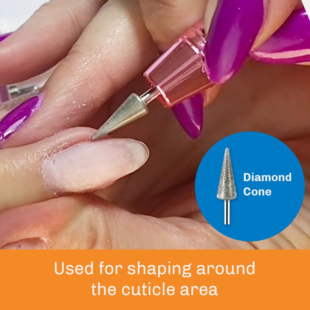 Diamond Cone Bit - B52 - for Nails - Medicool