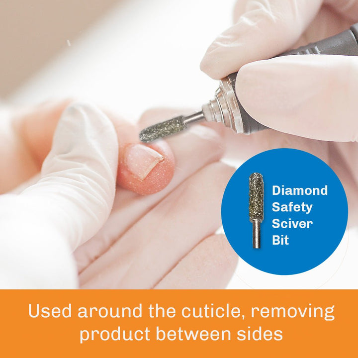 Diamond Safety Sciver Bit for Nails - Medicool