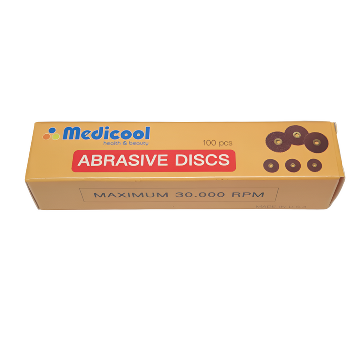 Abrasive Discs (100pcs) for Nails - Medicool