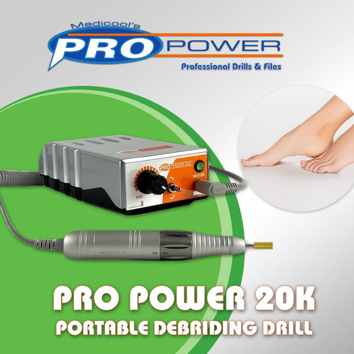File Stream System + Free 20k Portable Drill for Podiatry - Medicool