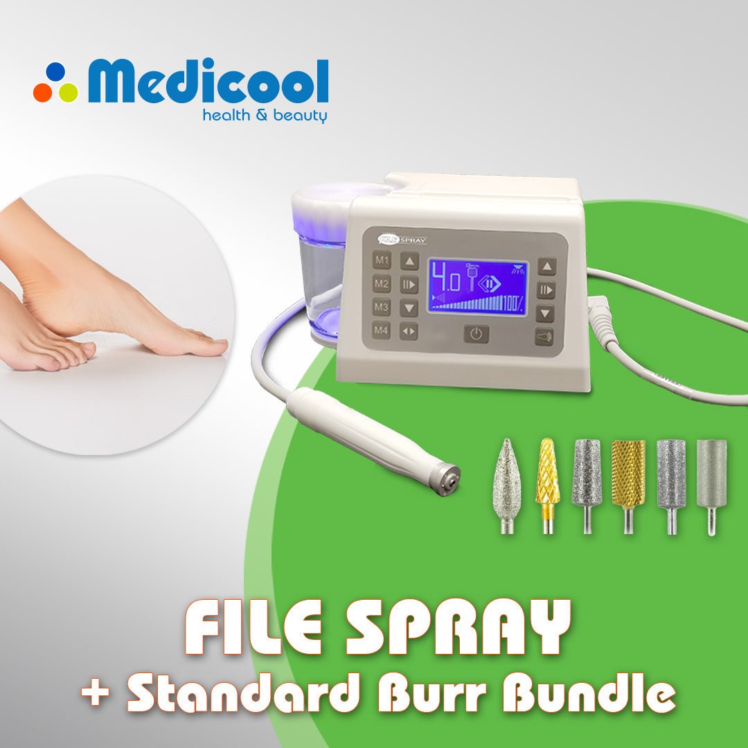 FileSpray + Standard Burr Kit | Podiatry* - Medicool