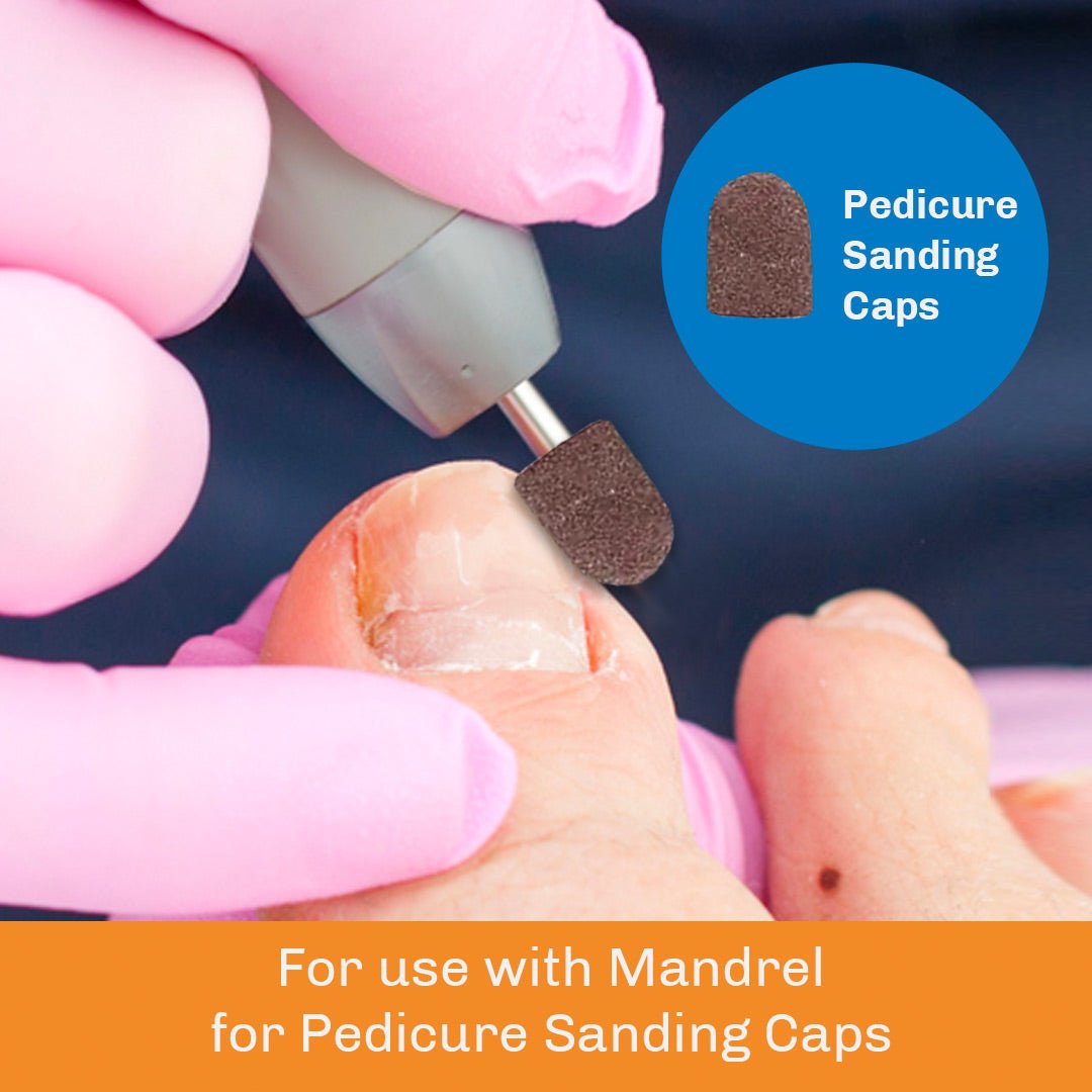 Pedicure Sanding Caps for Nails - Medicool