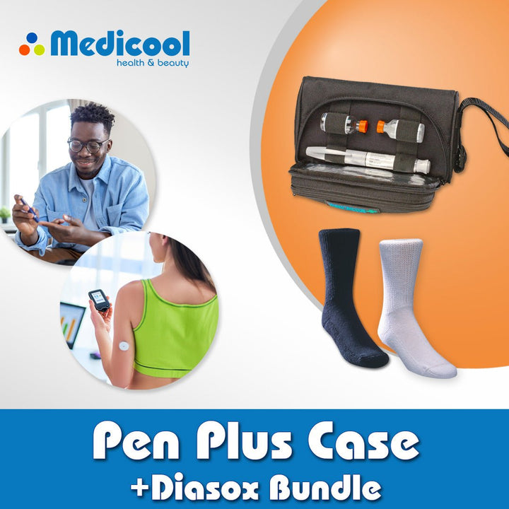 Pen Plus Insulin Carrying Case and Diasox - Medicool