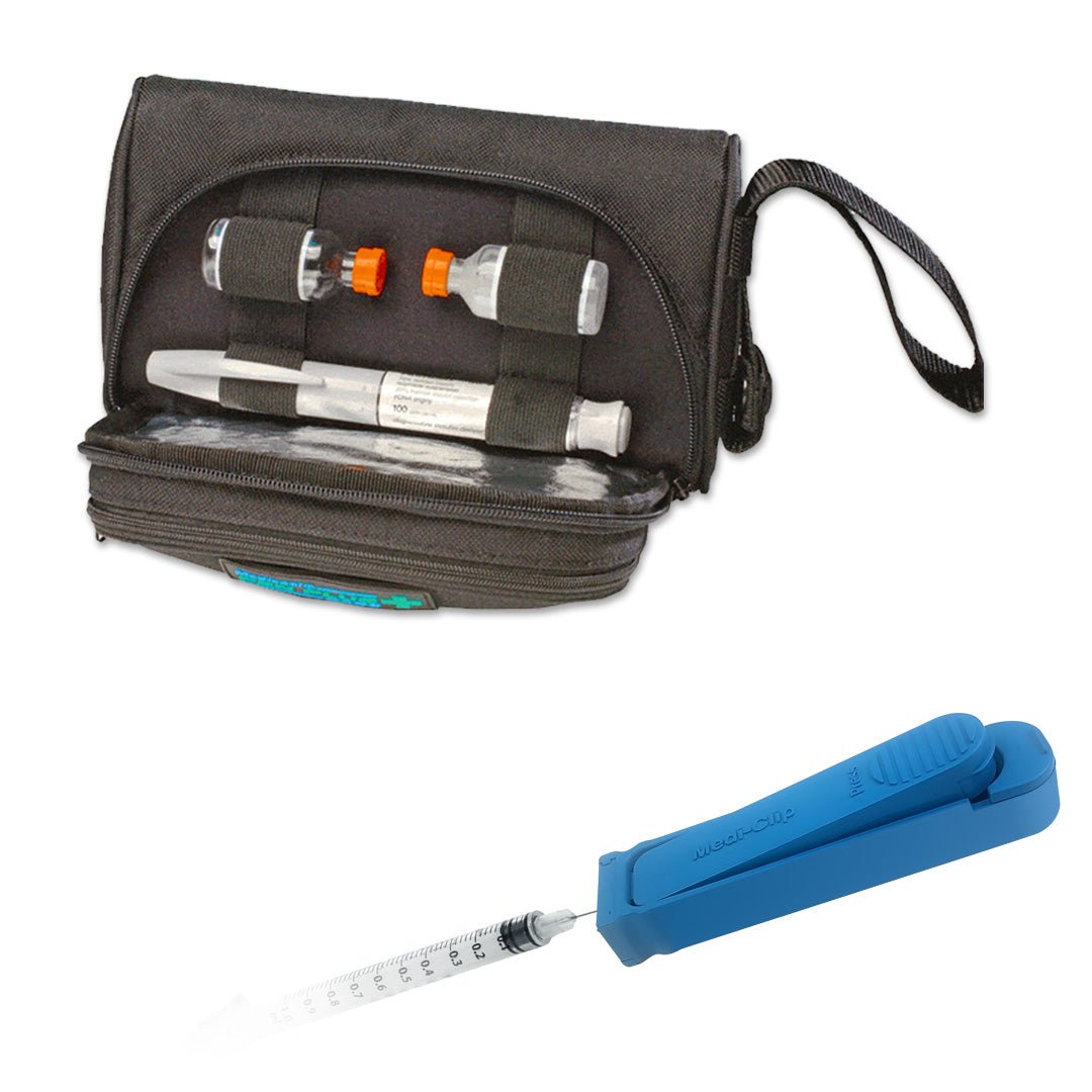 Pen Plus Insulin Carrying Case and Medi - Clip - Medicool