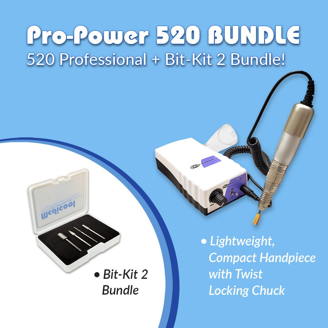 PP 520 Electric File + Bit Kit 2 Bundle - Medicool