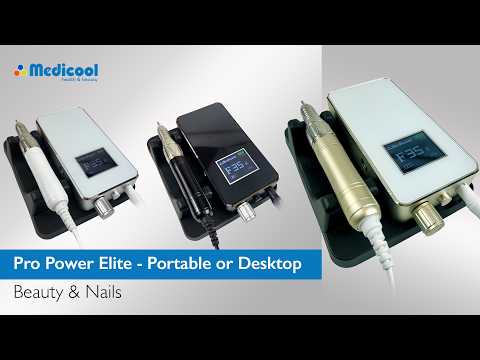 Pro Power Elite Professional Nail Drill - Portable or Desktop