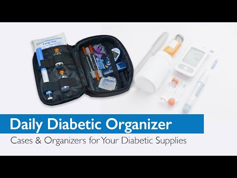 Daily Diabetic Organizer® Case and Mediclip