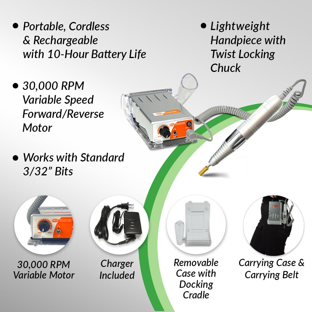 Pro Power® 20K Debriding Drill + Burr Kit Bundles - Medicool