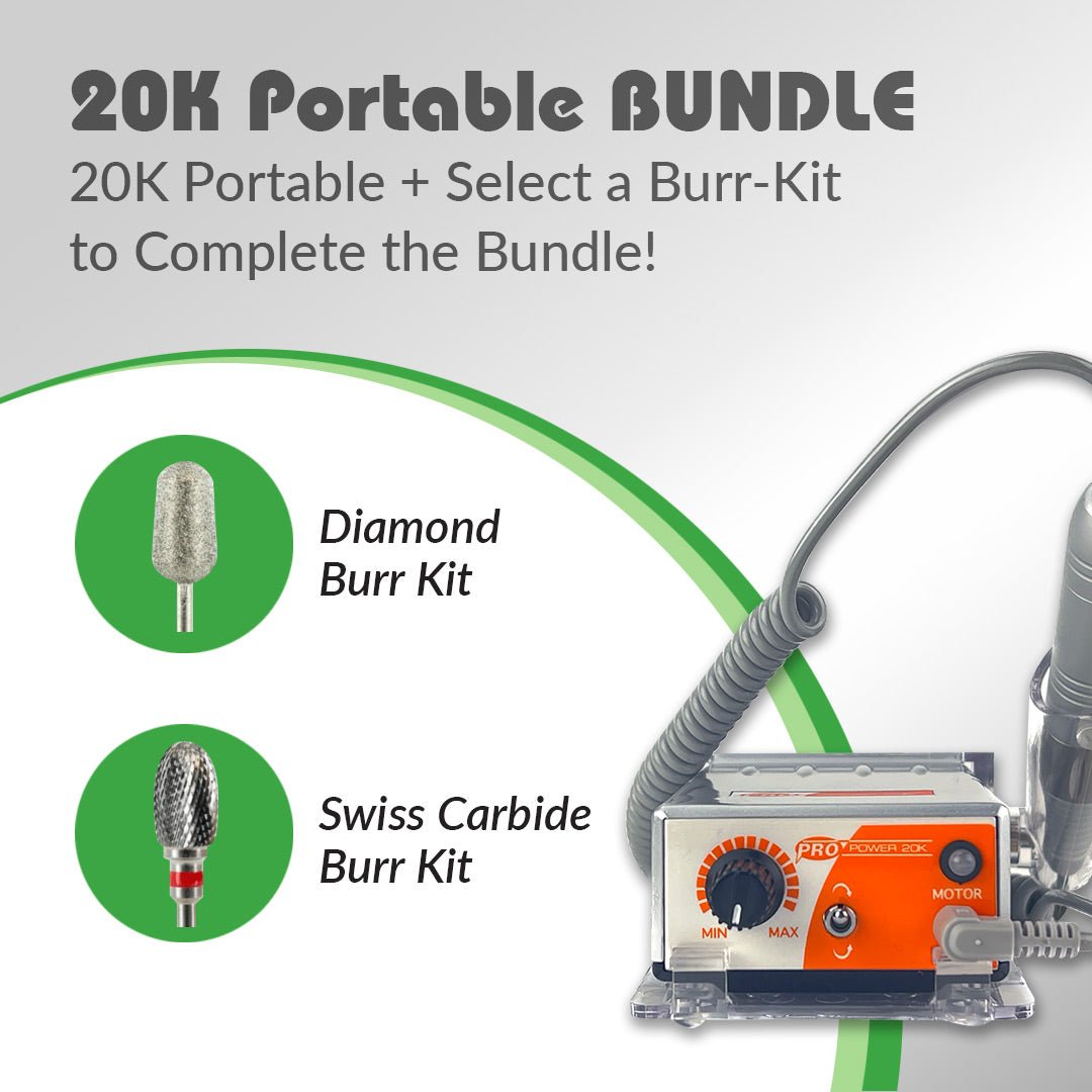 Pro Power® 20K Debriding Drill + Burr Kit Bundles - Medicool