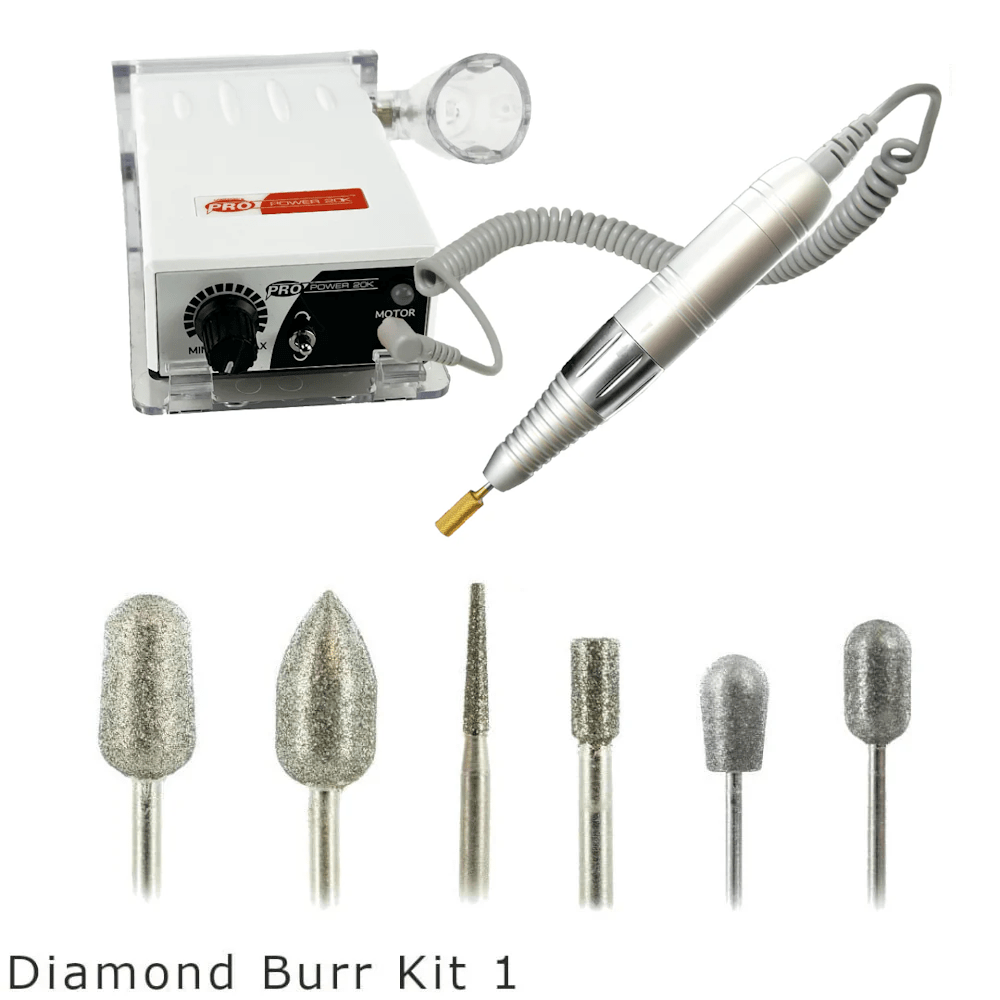Pro Power® 20K Debriding Drill + Burr Kit Bundles - Medicool
