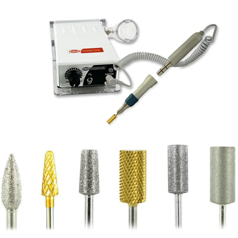Pro Power® 20k Plus Debriding Drill + Standard Burr Kit - Medicool