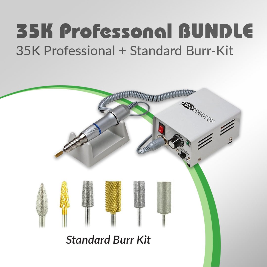 Pro Power® 35k Debriding Drill+ Standard Burr Kit - Medicool