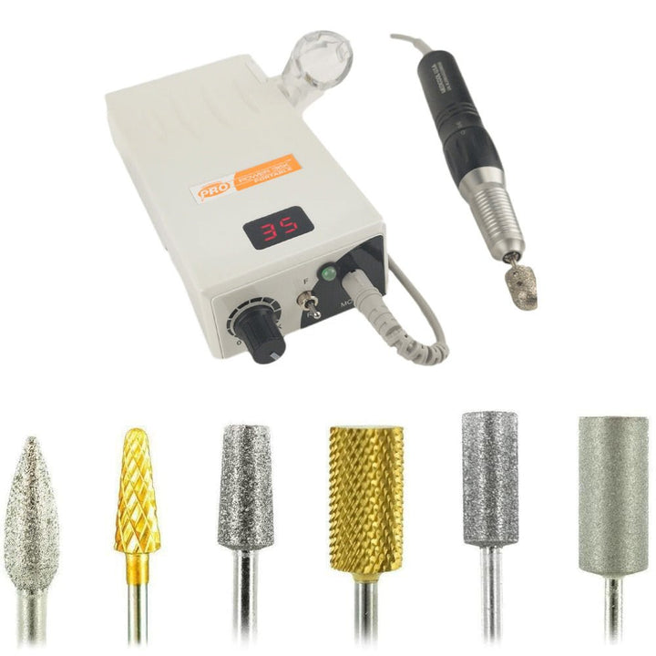 Pro Power® 35K Portable Debriding Drill + Standard Burr Kit - Medicool