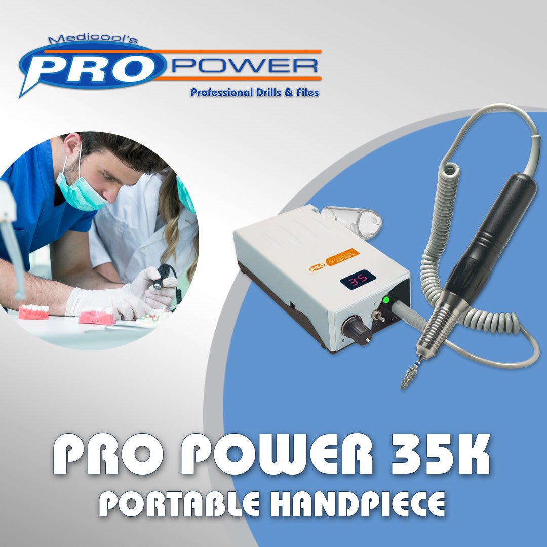 Pro Power® 35K Portable Micromotor Handpiece Dental Kit - Medicool