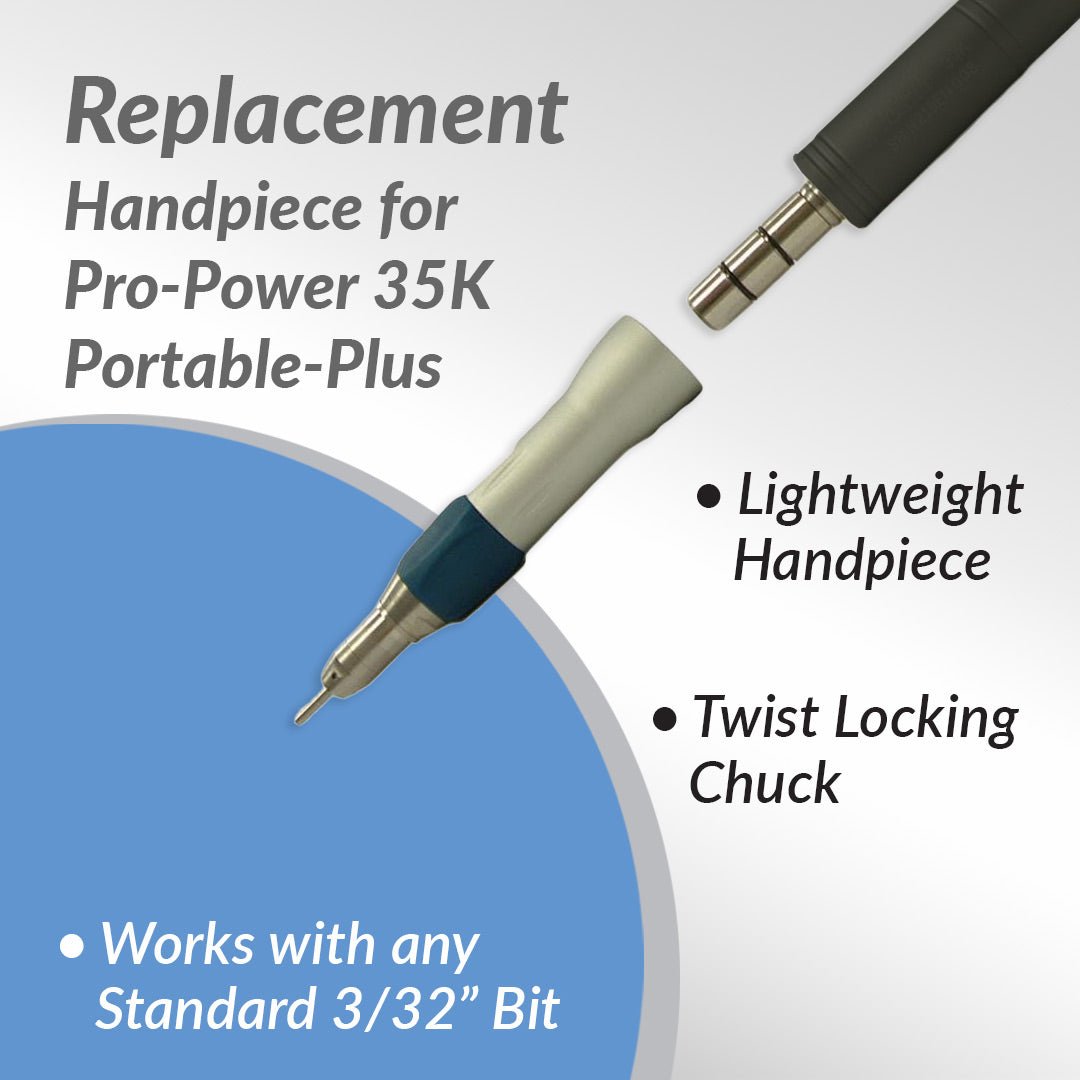 Pro Power® 35K Portable Plus Handpiece Parts - Medicool