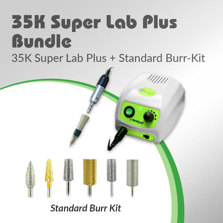 Pro Power® 35K Super Plus Debriding Drill + Standard Burr Kit - Medicool
