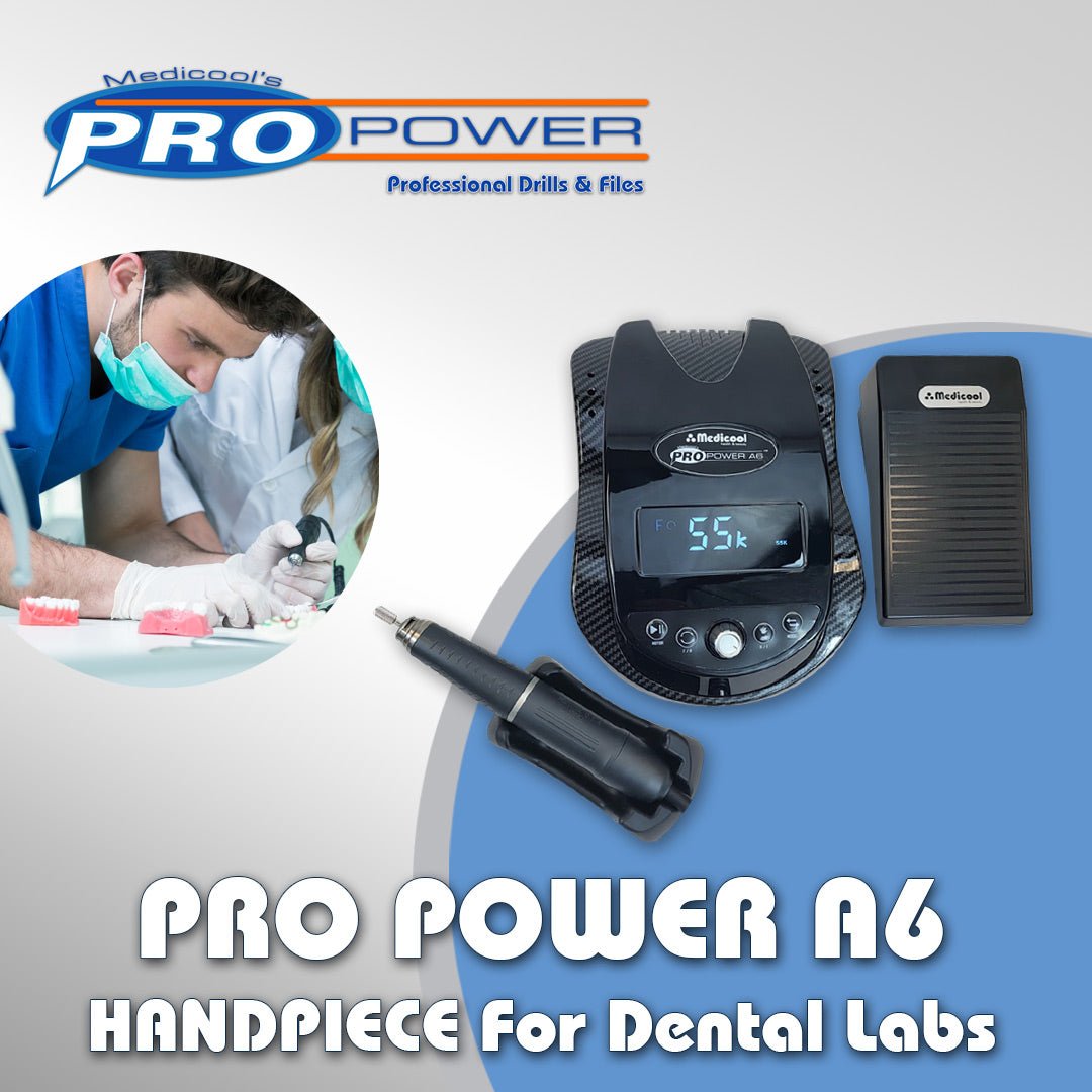 Pro Power® A6 Handpiece for Dental Labs - Medicool