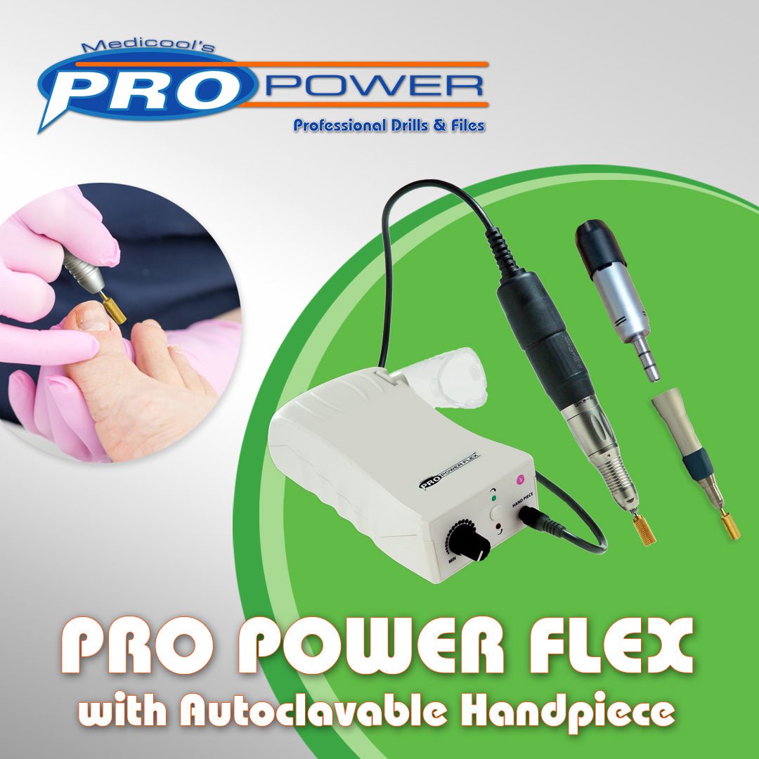 Pro Power® Flex Bundle Debriding Drill w/Autoclavable Handpiece - Medicool
