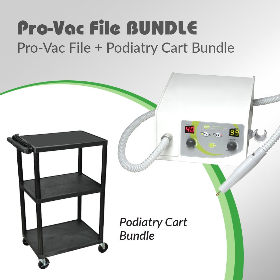 Pro Vac File® and Podiatry Cart Bundle - Medicool