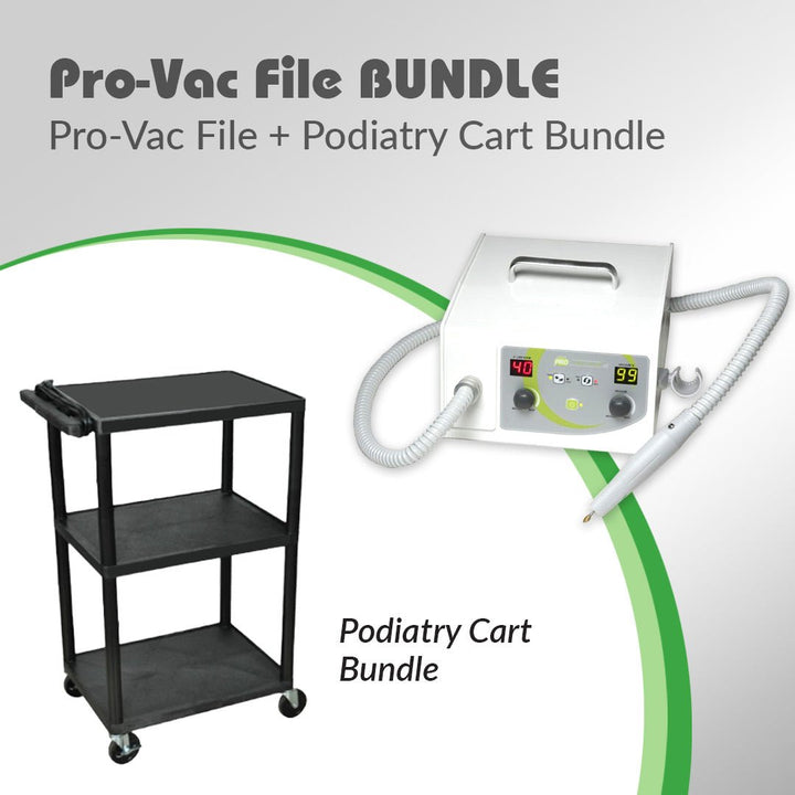 Pro Vac File® and Podiatry Cart Bundle - Medicool