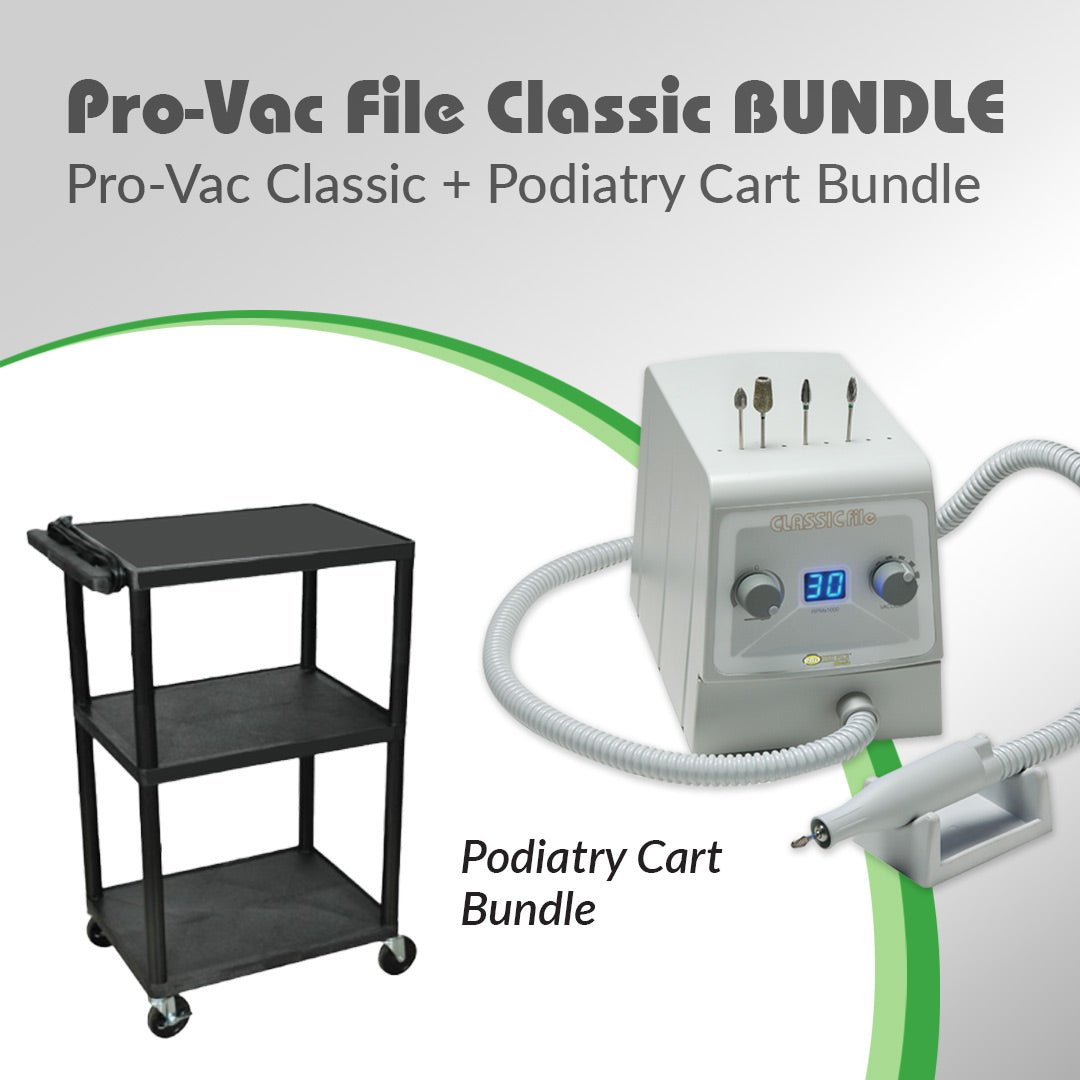 Pro Vac File® Classic and Podiatry Cart Bundle - Medicool