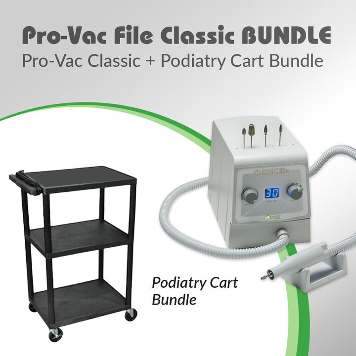 Pro Vac File® Classic and Podiatry Cart Bundle - Medicool