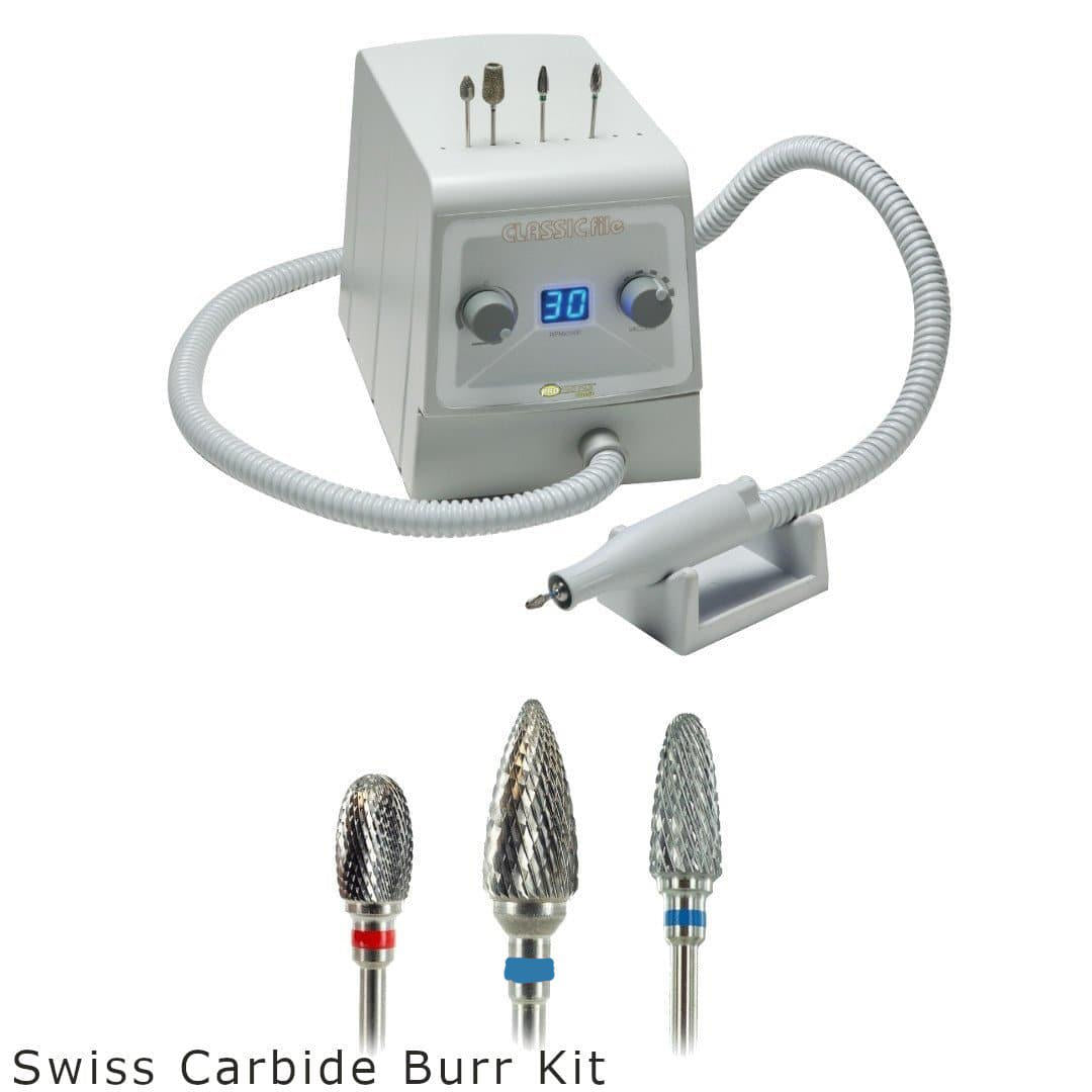 Medicool Pro Vac File® Classic Vacuum Debriding Drill + Burr Kit Bundles