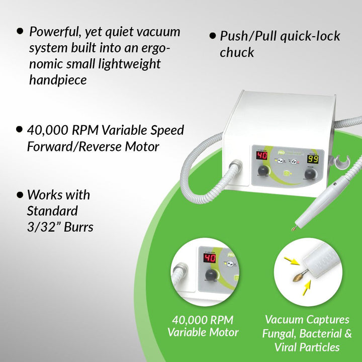 Pro Vac File® for Podiatry and Burr Kit Bundles - Medicool