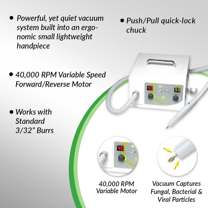 Pro Vac File® for Podiatry and H.E.P.A. Filters Bundle - Medicool