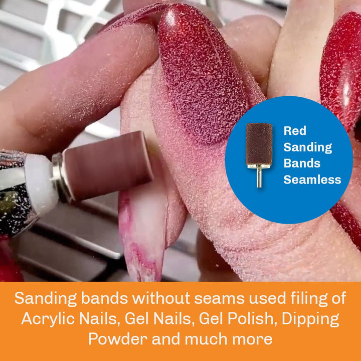Sanding Bands (SEAMLESS) for Nails - Medicool
