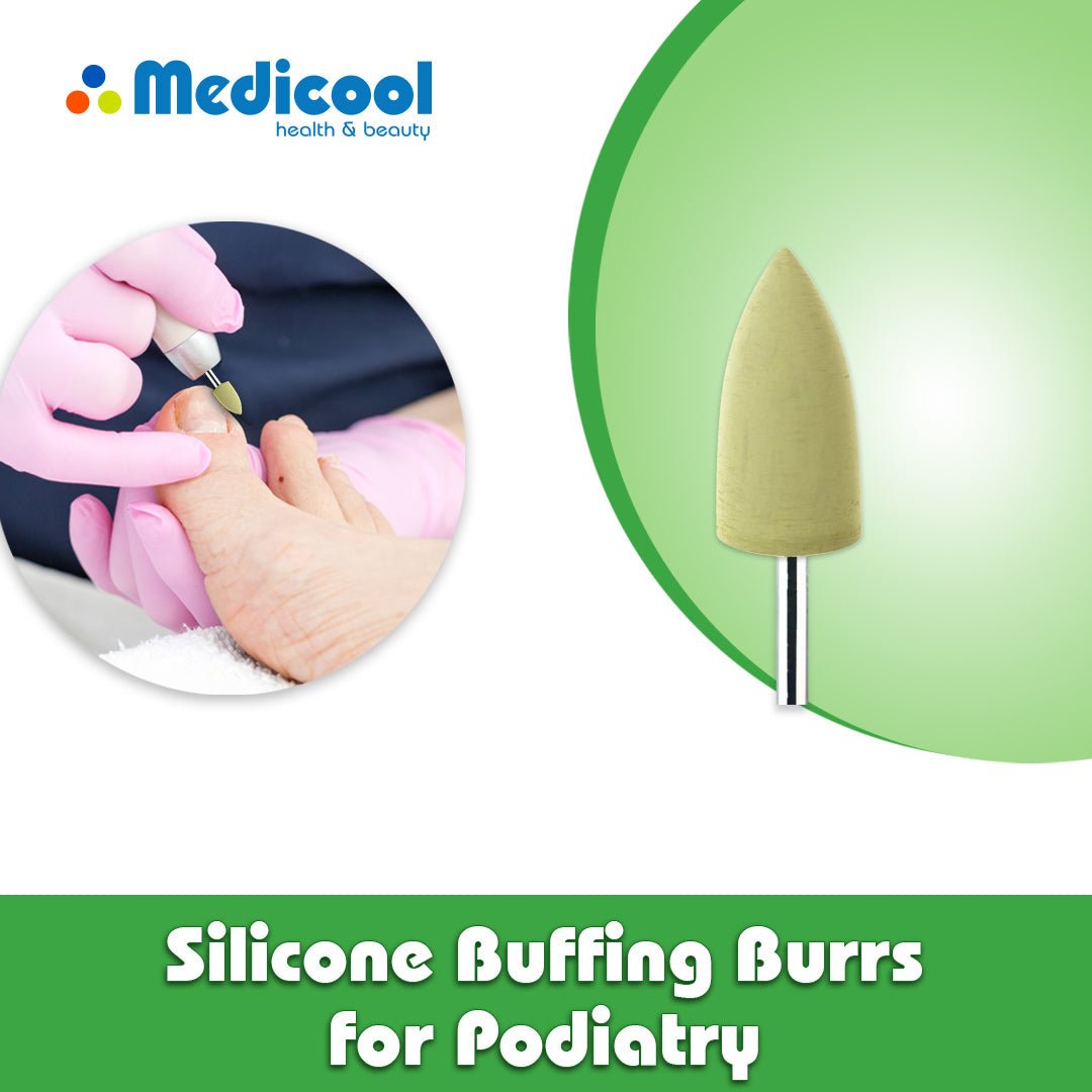 Silicone Buffing Burrs for Podiatry - Medicool