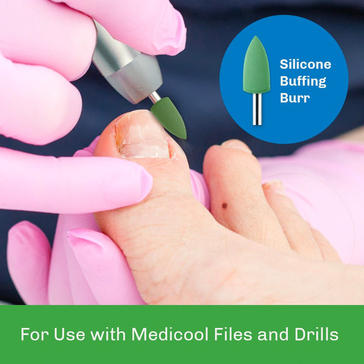 Silicone Buffing Burrs for Podiatry - Medicool