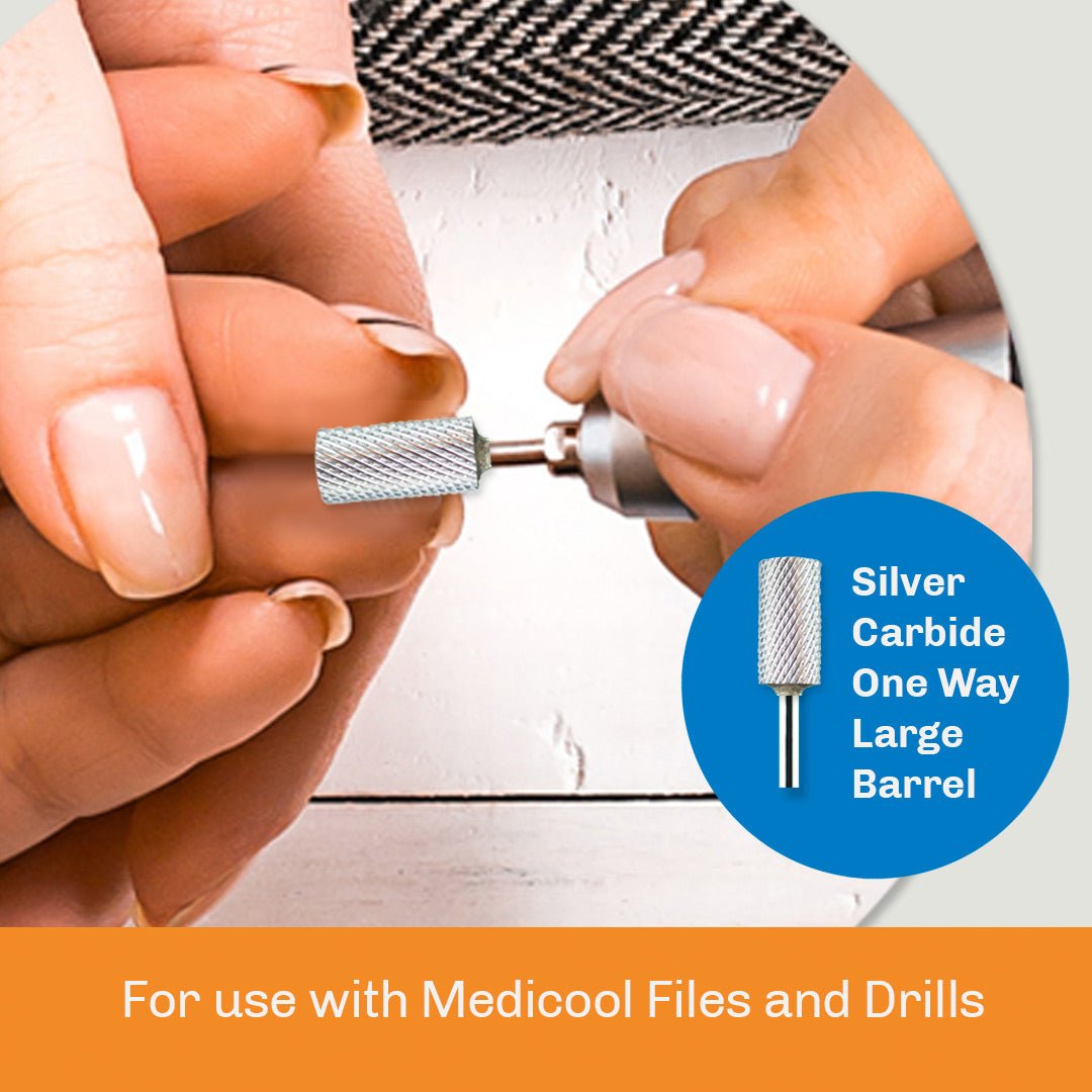 One Way Bit Silver Carbide One-Way Large Barrel Bit-(5CC1) – Medicool