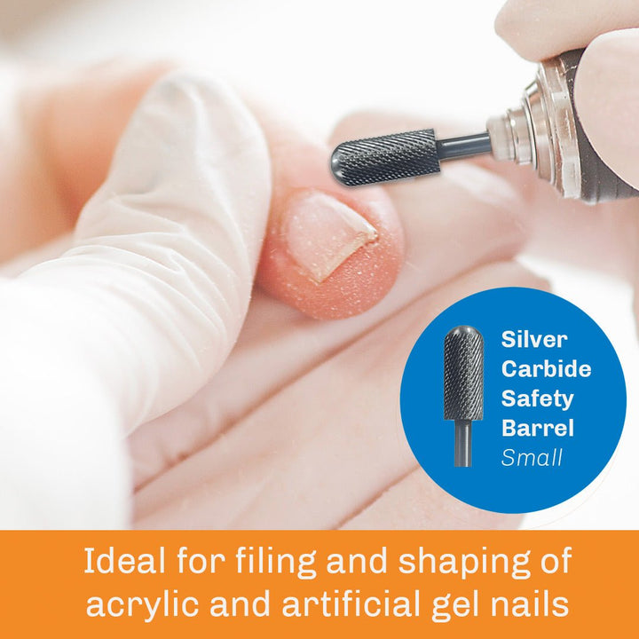 Silver Carbide Safety Barrel Small - CC13 - for Nails - Medicool