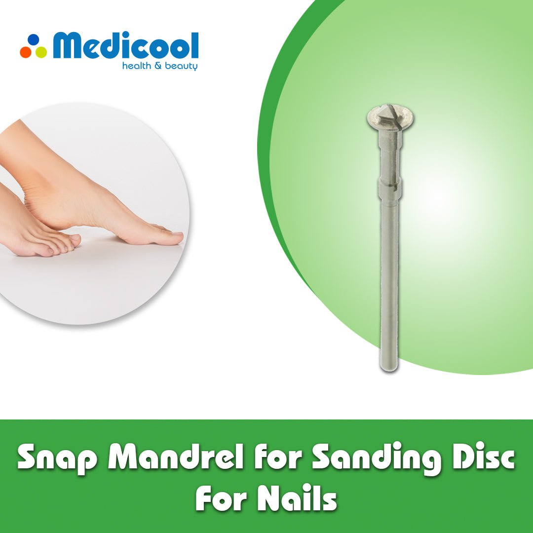 Snap Mandrel for Sanding Disc - PDE10 - SNAP for Nails - Medicool