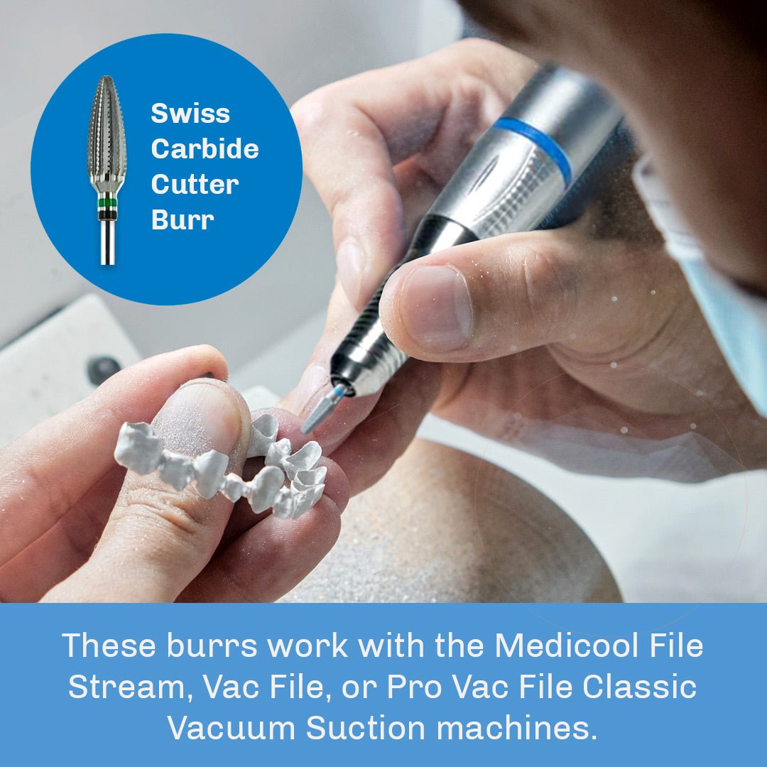 Swiss Carbide Cutter Burr for Dental Lab - Medicool