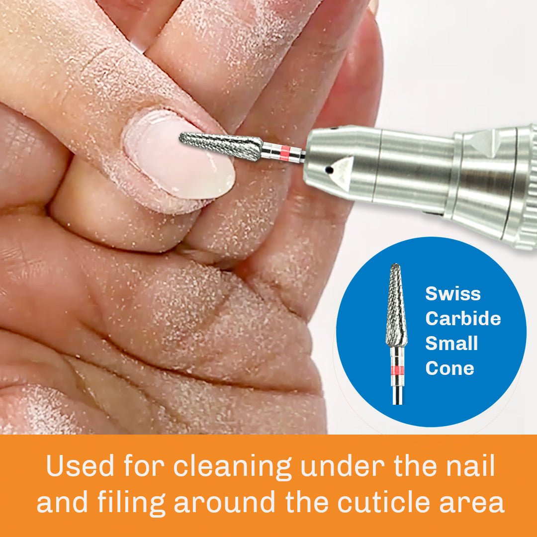 Swiss Carbide Small Cone Bit for Nails - Medicool
