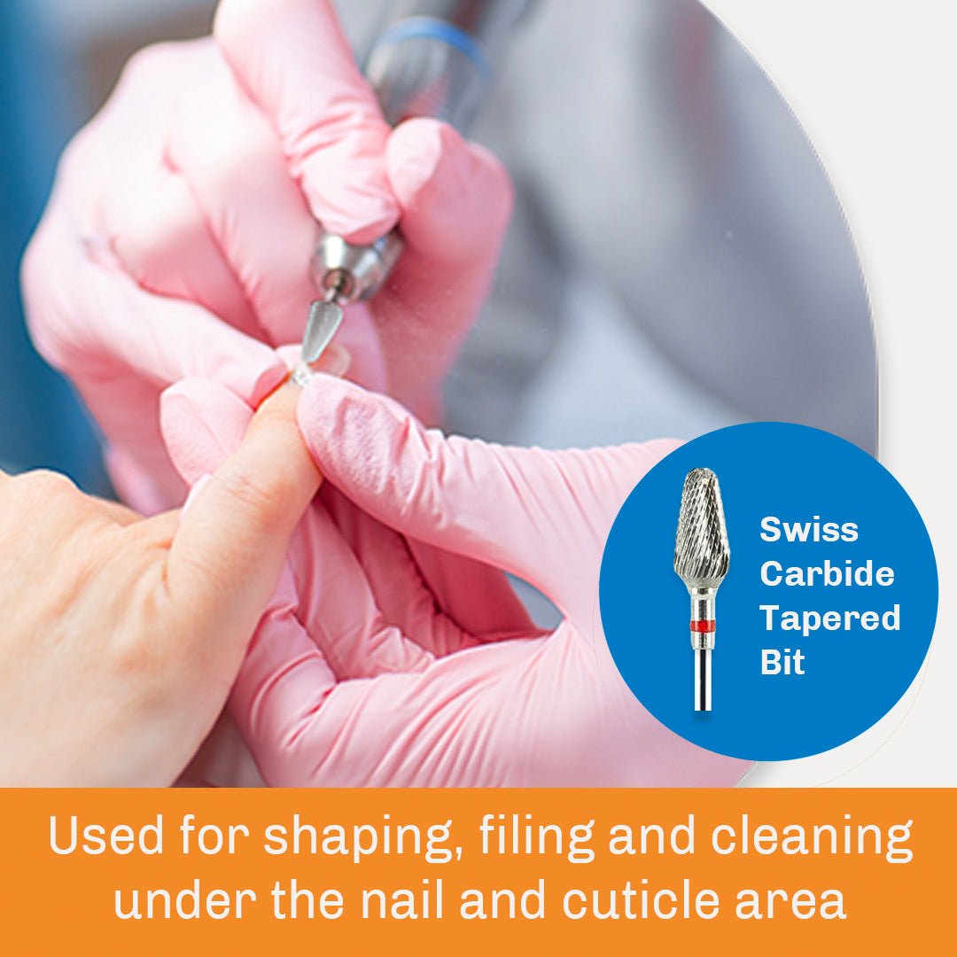 Swiss Carbide Tapered Bit for Nails - (SC3 - SC3C) - Medicool