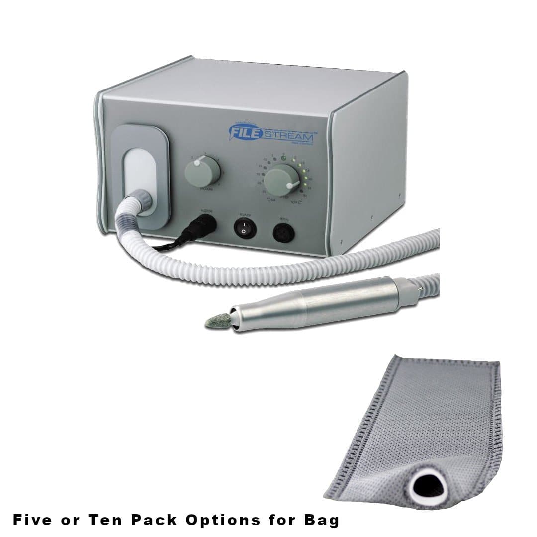 File Stream System for Podiatry and H.E.P.A. Filters Bundle - Medicool