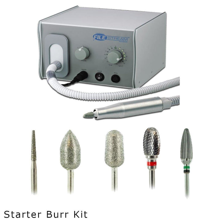 File Stream System for Podiatry and Burr Kit Bundles