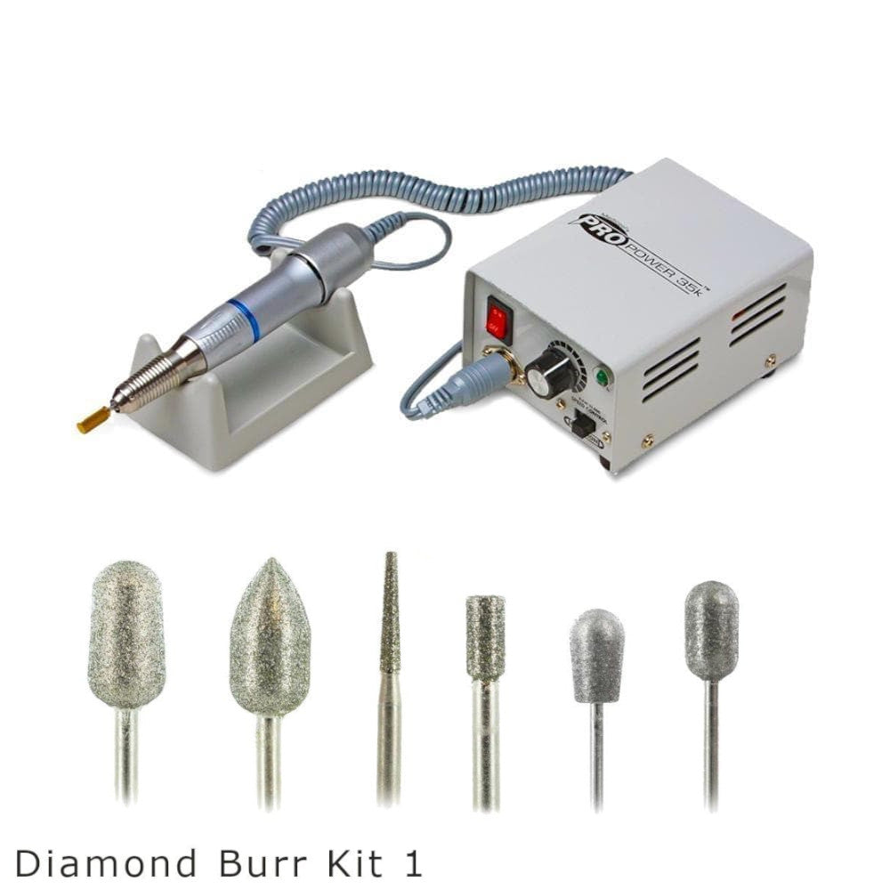 Pro Power® 35k Debriding Drill+ Burr Kit Bundles - Medicool