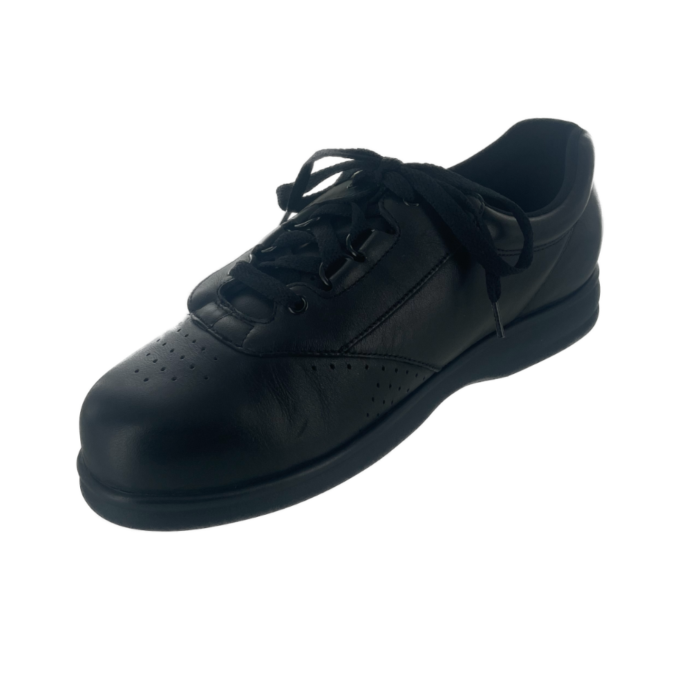 River Walk Women Diabetic Shoe 01711XW/01711M Black Leather* - Medicool