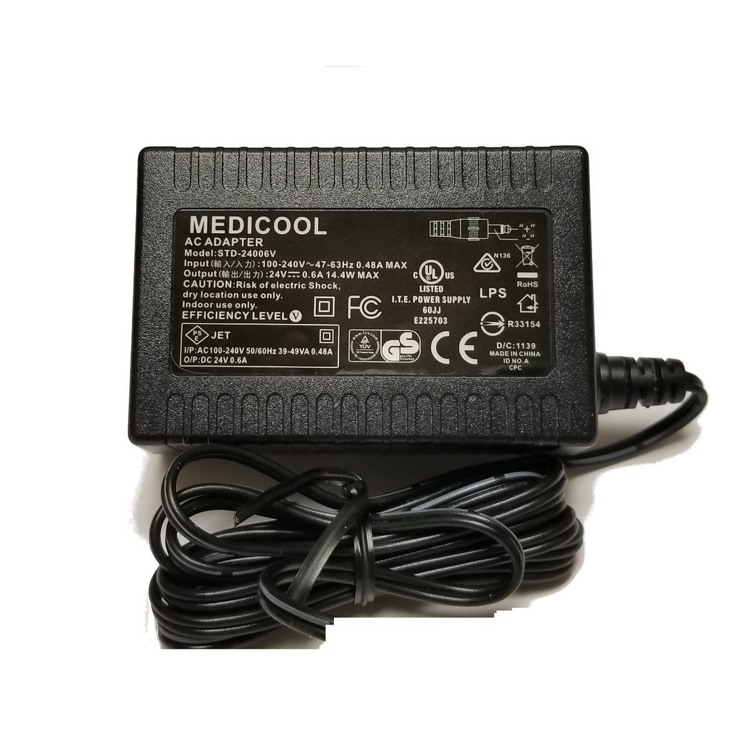 AC Adapter 24V with UK and AU Plug Adapters - Medicool